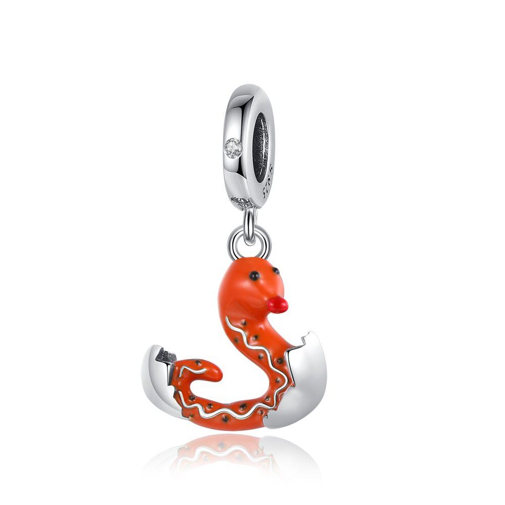 Hatching Dinosaur Crocodile Snake Baby Copper Metal Plated Designed For Charm Bead Components Copper Metal Plated Authentic Original Bracelet High