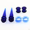 50 Count Acrylic Tapers And Plugs 14G-00G Silicone Ear Expander Kit