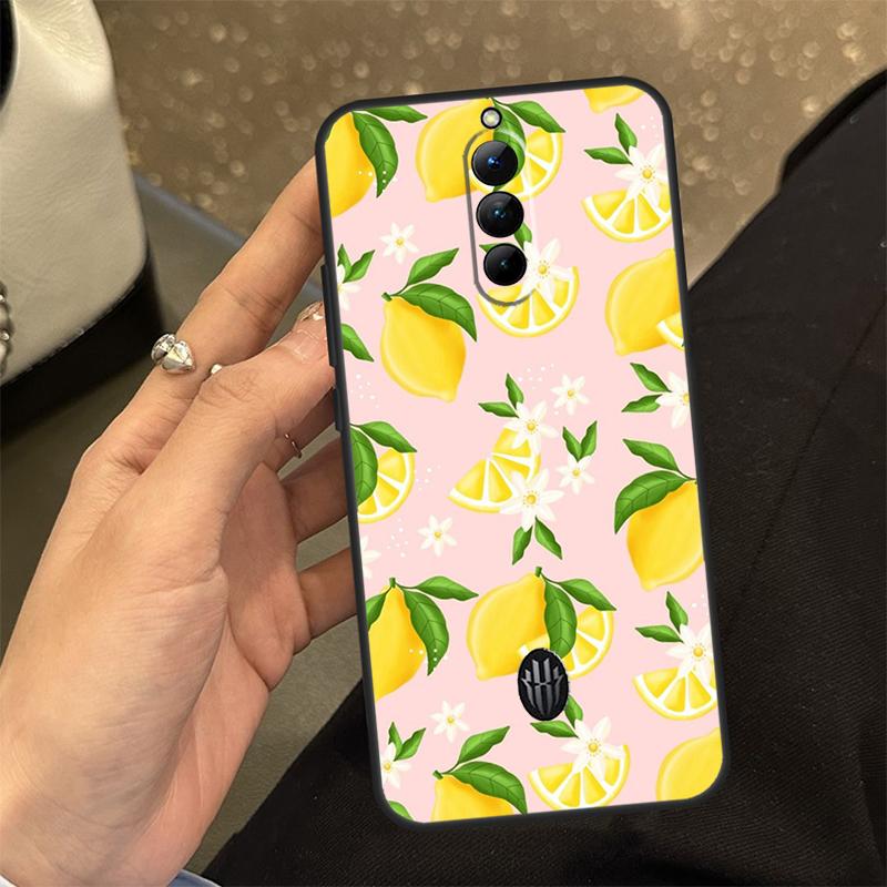 Lemon Fruit Phone Case For Nubia Red Magic 8 8S Pro Plus 6S 7S 6 7 Pro 6R 5G 5S Back Cover Shell