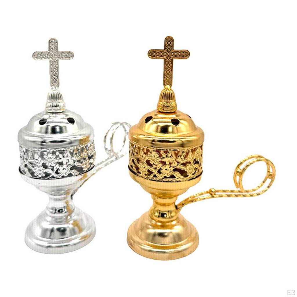 Decorative Incense Burner for Valentine's Day Gift Aluminum Alloy Figurine Office And