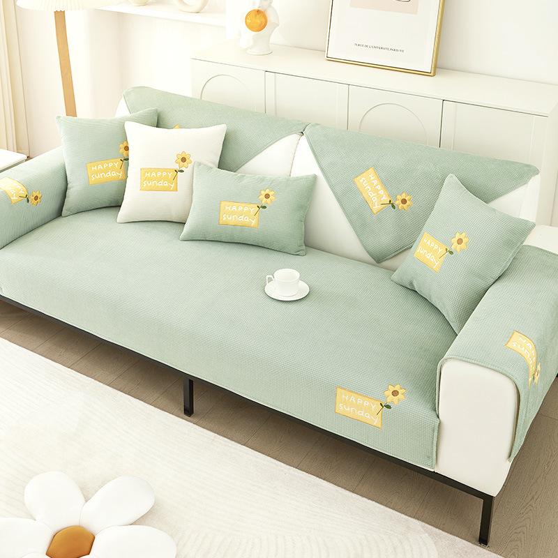 

Sofa Cushion, Universal Non-slip Cover for All Seasons, All-inclusive, Versatile, Fashionable Seat Cushion, Cover Cloth, Thickened Towel 70*70cm