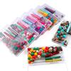54Pcs/Box Ballpoint Pen DIY Bead Pen Plastic Beading School Office Writing Supplies Stationery Wedding Gift