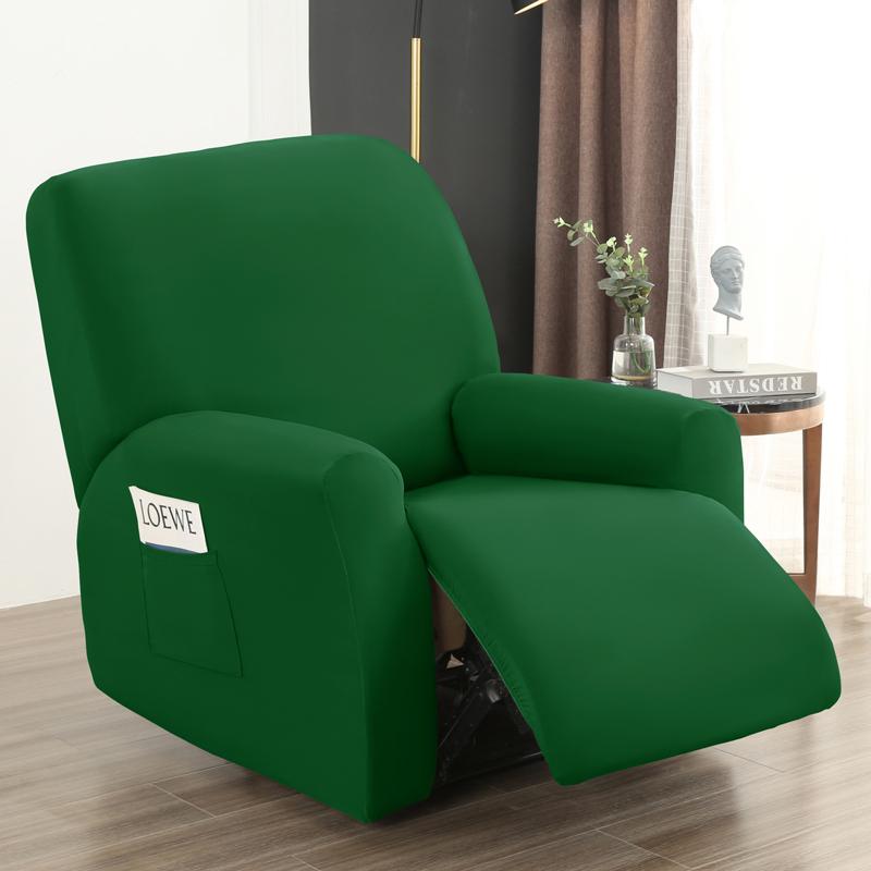 4 Stück wasserdichter Liegesofabezug für Wohnzimmer, elastischer Liegestuhlbezug, Schutz für Lazy Boy Relax-Sesselbezug
