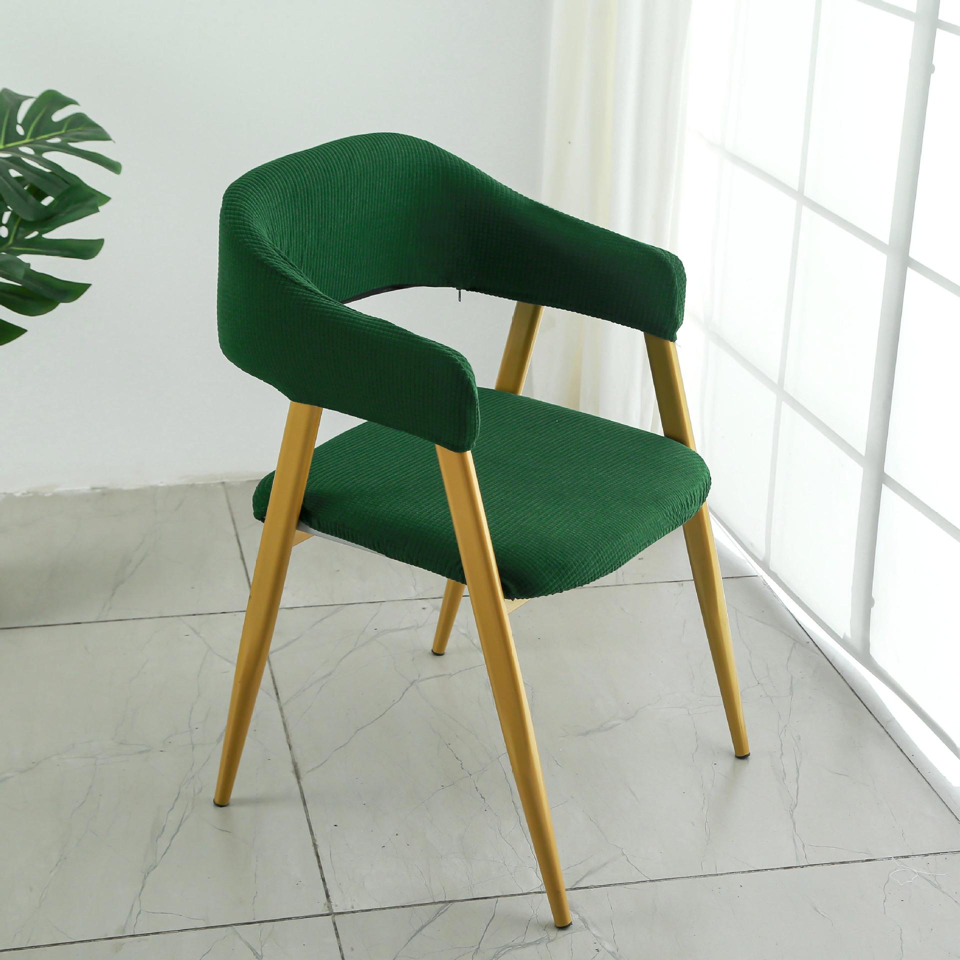 

Утолщенная эластичная ткань полые стулья набор для ресторана ресторан разделенный чехол для стула 38*40cm