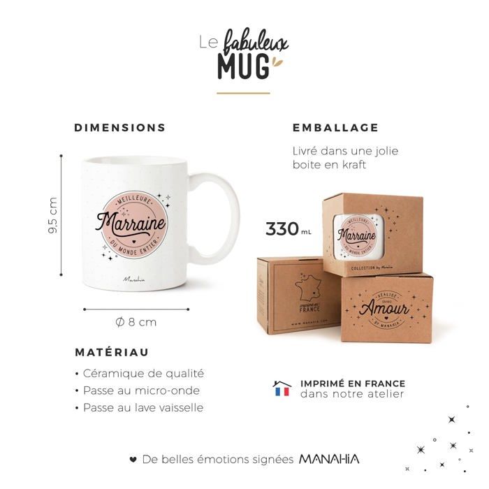 Mug - tasse - mazagran Manahia - MUG091AMZ
