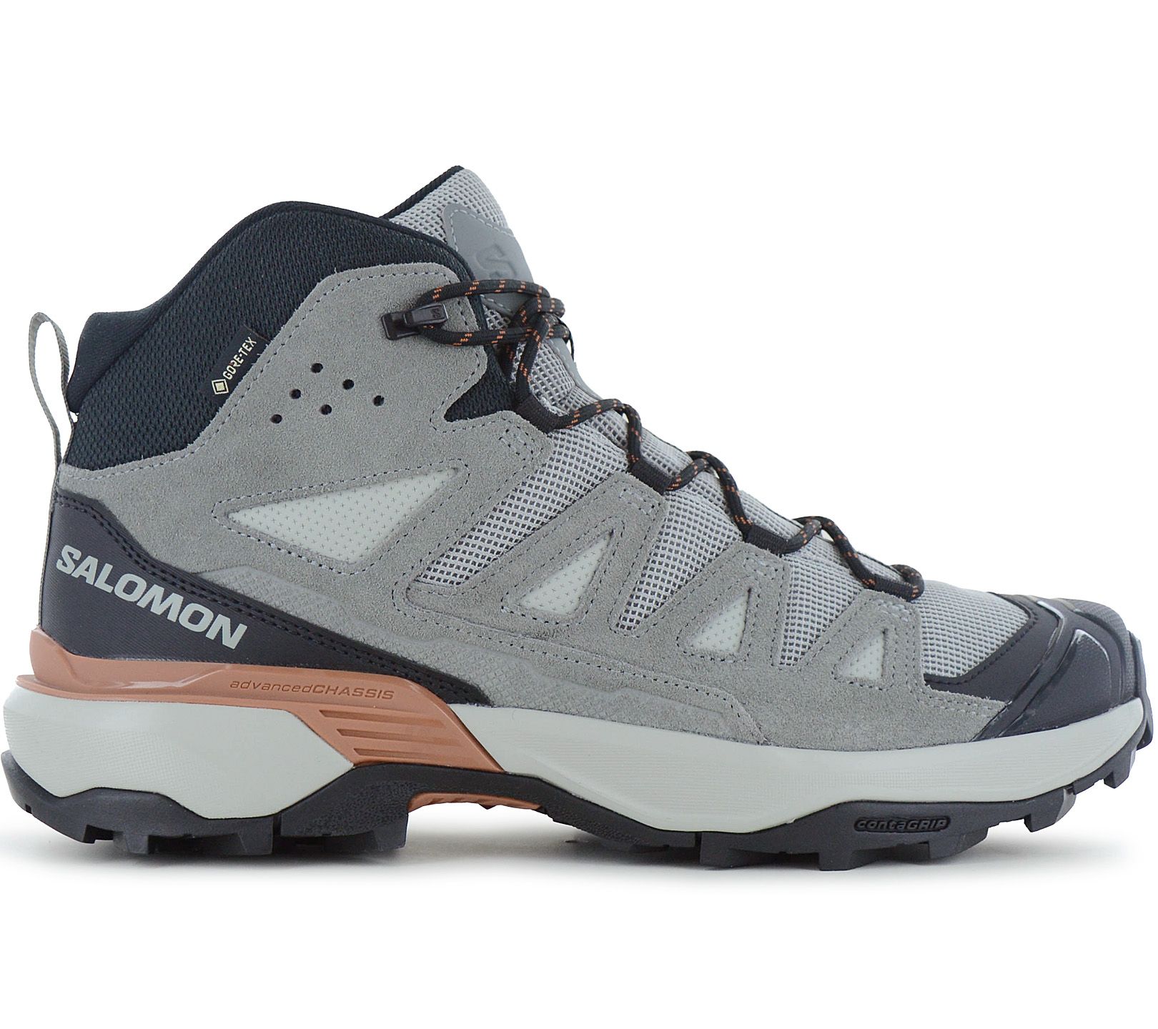 

Salomon X ULTRA 360 Кожаные Mid - GORE-TEX - Мужские походные ботинки Треккинговые ботинки Серый 479796 ОРИГИНАЛ EU 43 1/3 UK 9 серый