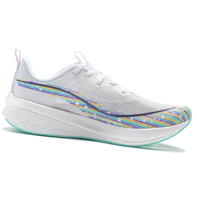 Li Ning League Of Legends X  Red Hare 6 Pro Lightweight High Resilience Low Top Running Shoes Women Sneaker White ARMT014-17