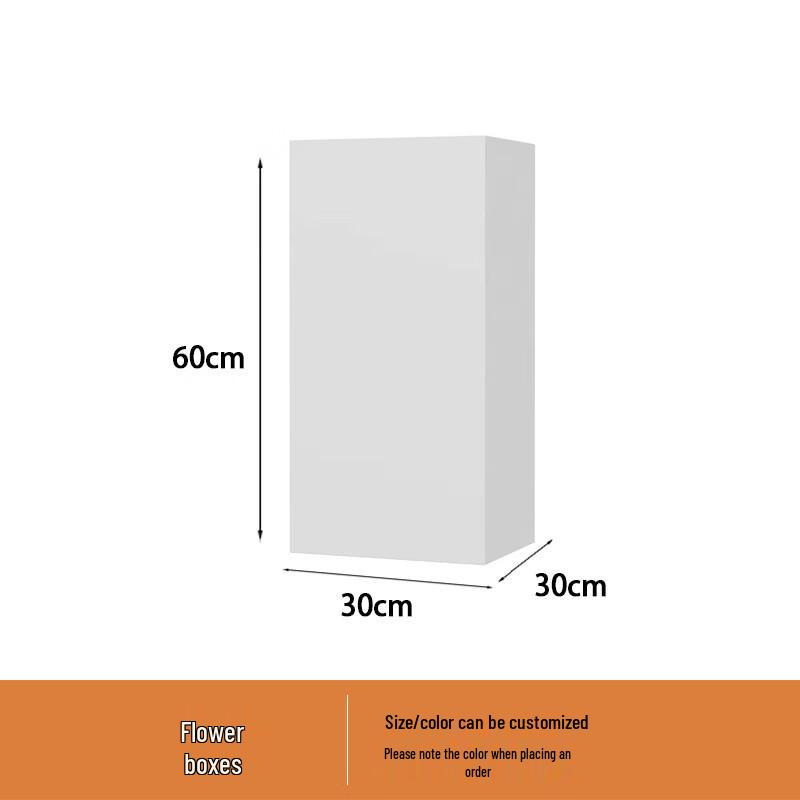 Rectangular Metal Movable Planter Box