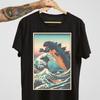 Japanese Art Dragon Wave T-Shirt: Funny Anime Tee