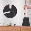 Professionelle Kuhglocke aus Metall mit Holzgriff, Schlaginstrument