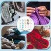 30PCS Sheep Like Knitting Needle Stopper Needle Point Protectors Needle Tip Stoppers for Hand Knitting Quilting Craft