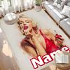 Benutzerdefinierter Name Personalisierter Sänger Druck Teppich, Vielseitiger Wohnkultur Teppich, für Spielzimmer, Wohnung, Balkon, Eingangsbereich, Flur Geschenk