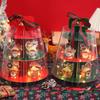 Neujahrs- und Weihnachts-Cupcake-Box, mehrschichtig, transparent, verdickt, Happy Tower, Backen, Dessertturm, Tasse, kreatives Rack