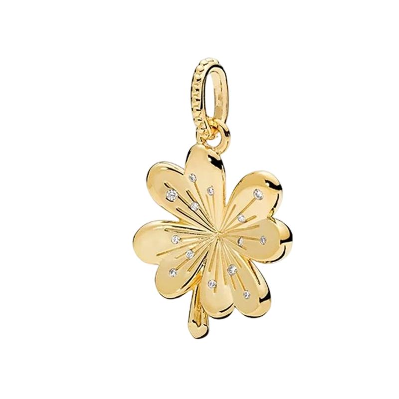 Altın Kaplama Parlak Charm Boncuk Kolye Ucu Orijinal Yılan Bakır Bileklik Kolye Boncuklarına Uyar Kendin Yap Takı Kadın Hediye