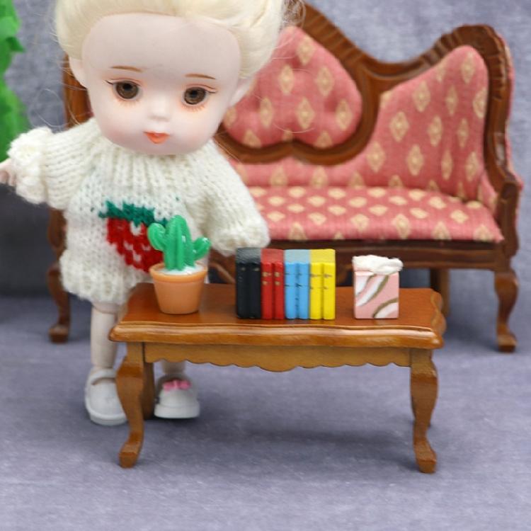 1:12 Dollhouses Miniature Table Coffee Mini Dollhouses Furniture Dollhouses DecorationsAccessories Educational Toy