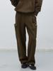 GENERALIDEA Unisex Stitch Cargo Sweatpants [Khaki] / Sbe4U52013