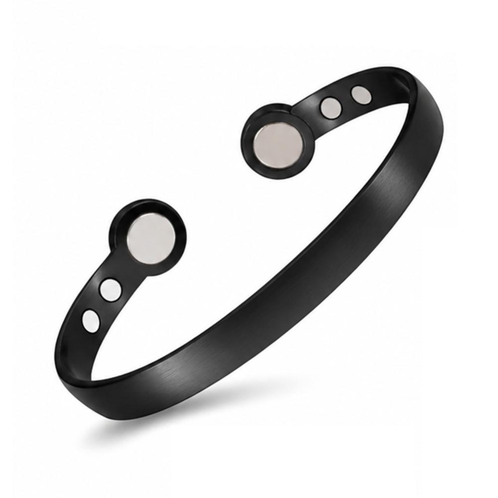 Simple Magnetic Energy Wristband Comfortable To Wear Cuff Bracelets Daily Use