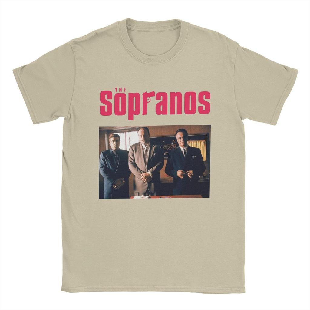 Neformální tričko Sopranos pro muže s kulatým výstřihem, bavlněná trička, filmová trička s krátkým rukávem, unikátní oblečení