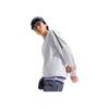 Li Ning Fitness Series Anti-Static Anti-Bacterial Warm Solid Color Round Neck Pullover Fleece Long Sleeve Sweatshirt Men sweatshirt AWDUF99-2