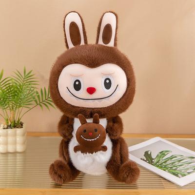 Poupée en Peluche Labub, Jouet en Peluche Courte, Jouet pour Enfants, Cadeau pour Enfants, Amis