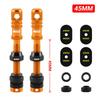 45mm Length Tubeless Presta Valve Stem Tubeless Design Bicycle Air Nozzle  Bicycle Accessories