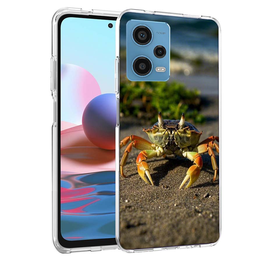 

Unique Animal Crab Phone Case For Redmi Note 13 12 14 15 Pro Plus 13R 11 11T 11E 11S 10 Pro 10S 9 9S Cover Cell Clear TPU Capa C Redmi Note 14 Pro 5G