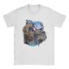 3 Moon Capybara Funny Capibara Rodent Animal Lover Cotton TShirt For Unisexs Summer  T Shirts O Neck Tee Shirt Clothing