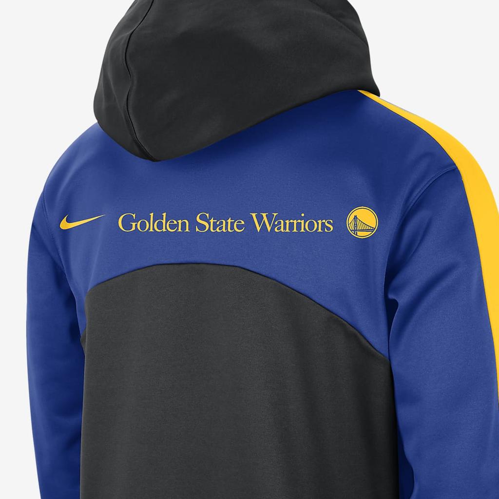 Nike Golden State Warriors Starting 5 Color Block Hoodie Men Tops Black FD8735-010