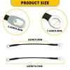 Pair Rear Tailgate Support Cables Lift Straps For Nissan Frontier 1998-2004 Compatible OEM 90460-8B400 Auto Parts