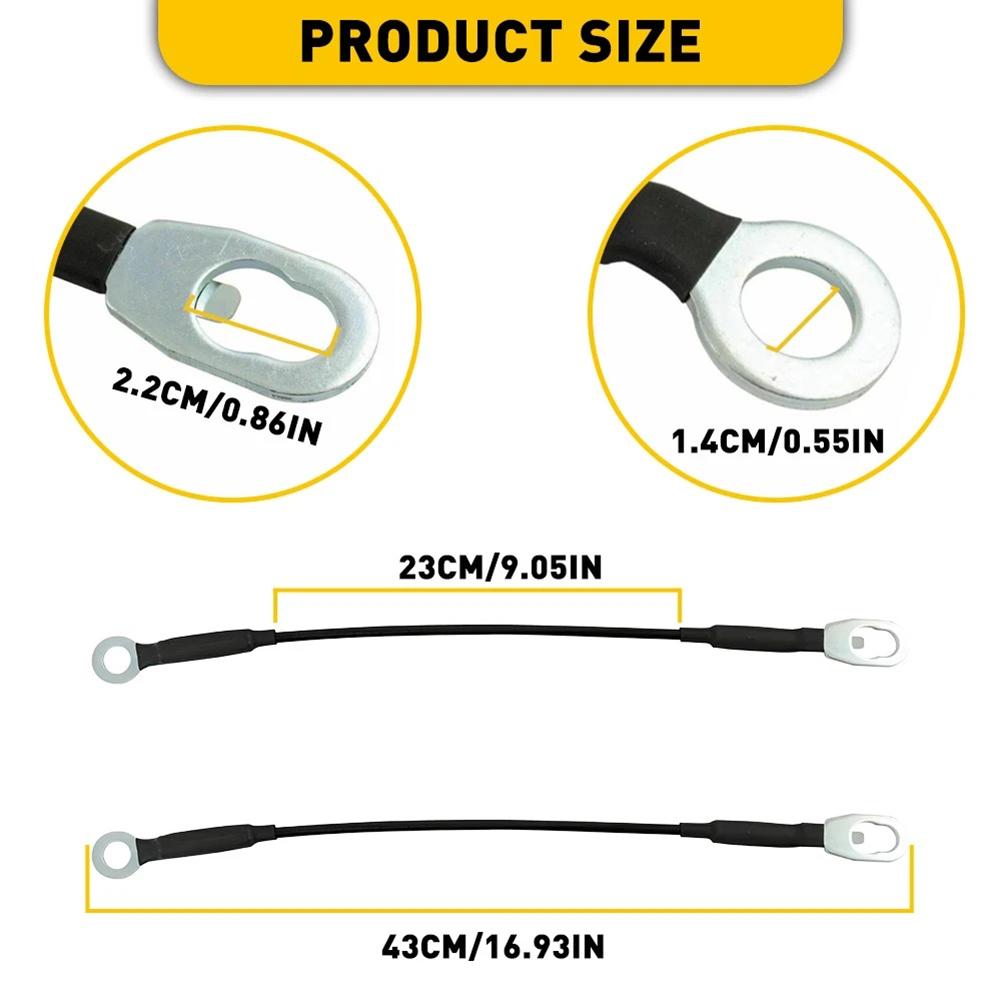 Pair Rear Tailgate Support Cables Lift Straps For Nissan Frontier 1998-2004 Compatible OEM 90460-8B400 Auto Parts