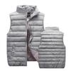 Unisex Slim Fit Hooded Down Cotton Vest - Autumn/Winter Style, Plus Size, Korean Design, Sleeveless Jacket for Men and Women
