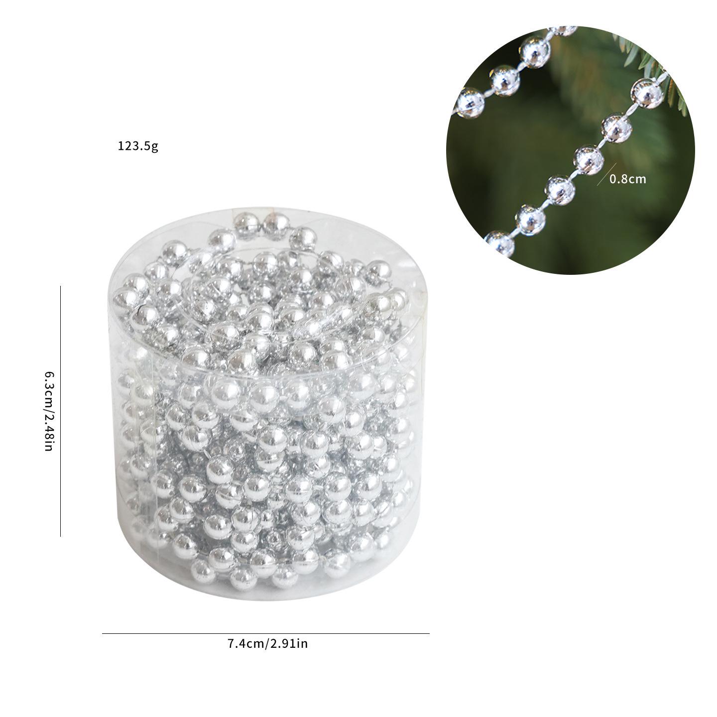 

10 м Гирлянда из бусин цвета зеленого лимона для рождественских украшений и дисплеев