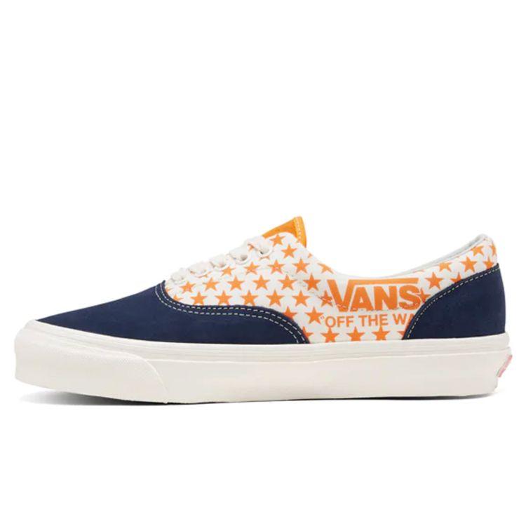 

Vans Era Lx Пу Ретро Повседневные Низкие Кеды для Скейтбординга Унисекс Кроссовки Синий Оранжевый VN0A4BVATJ31 41