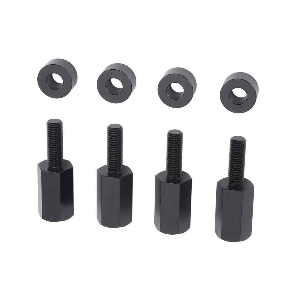 4 Stück Sitz-Hub-Montagesätze 2 Zoll Schwarz Zuverlässig Robust UTV Sitz-Erhöhung Ersatz für Can‑Am Maverick X3 Alle Baujahre