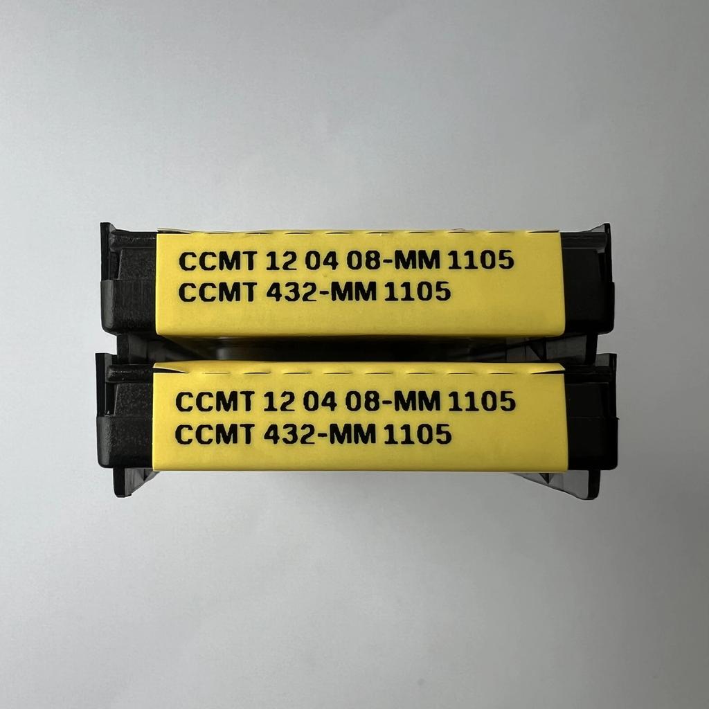 SANDVIK / CCMT120408-MM 1105 / Industrial indexable Carbide Inserts 10 Pcs