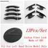 Car Outer Door Handle Bowl / Fuel Oil Tank Cap Decoration Cover Trim For OMODA C5  2024 2025 ABS Carbon Fiber Accessories
