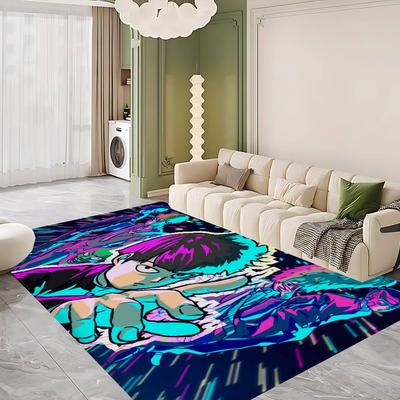 Anime Mob P-Psycho 100 Entrance Door Mat Nordic Style Bedroom Living Room Doormat Home Balcony Anti-Slip Modern Home Decor