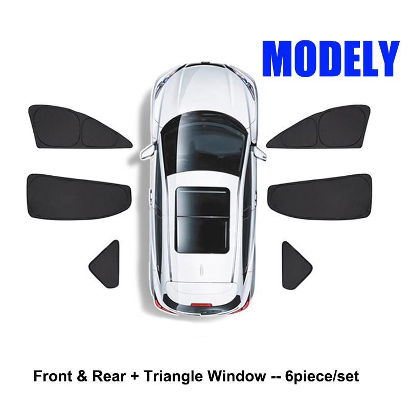 Side Window Sunshade for Tesla Model Y 2025 Privacy Front Rear Windshield Window Shield Screen Sun Visor Camping Sun Shade Cover