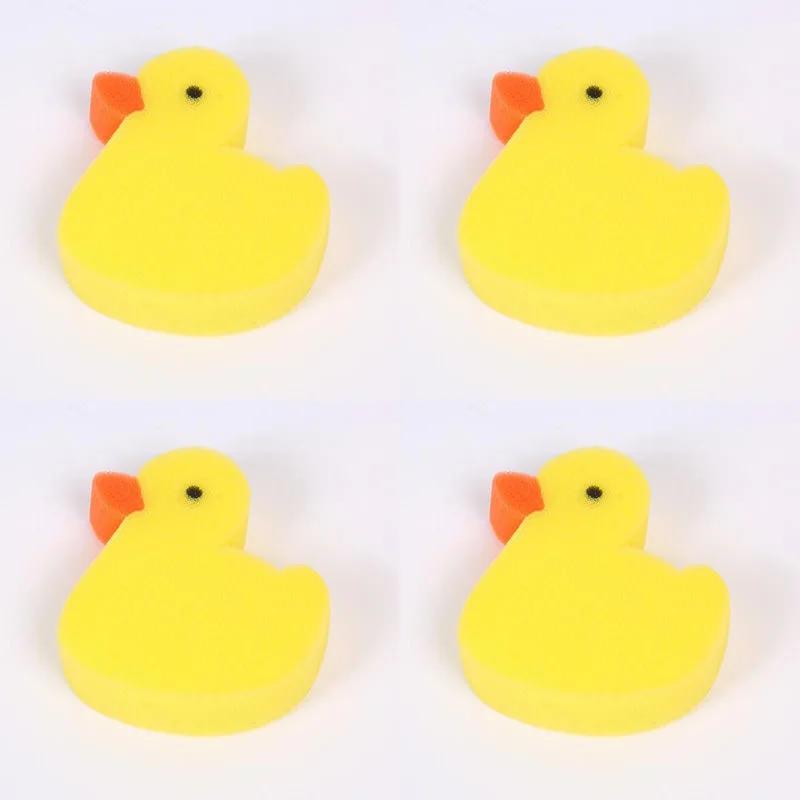 1/3pcs Baby Bath Sponge Children Animal Shape Sponge Wipe Newborn Cartoon Duck Bath Towel Baby Supplies Bath Baby Stuff