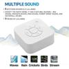 White Noise Machine with 6 Sounds and Night Light USB Power Memory Function 4 Timers Small 1 Piece