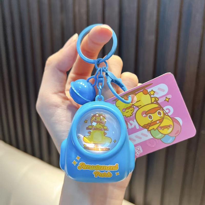 Cute Little Bear & Duck Night Light Keychain – Backpack Pendant & Claw Machine Gift