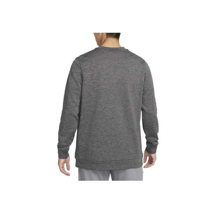 Nike Therma Training Sport Fleece Pullover Long Sleeve Sweatshirt Men Tops Charcoal-Black CU7272-071