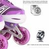 Children's Illuminating Inline Skates Adjustable Inline Skates with Light Up Wheels Outdoor and Indoor Roller Skates for Kids Boys Girls