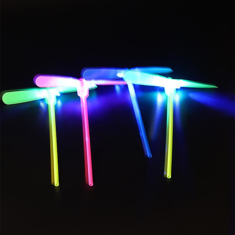 Outdoor Glow Toys Glow Sticks Bamboo Dragonfly Stall  Sale Glow Flash Toys