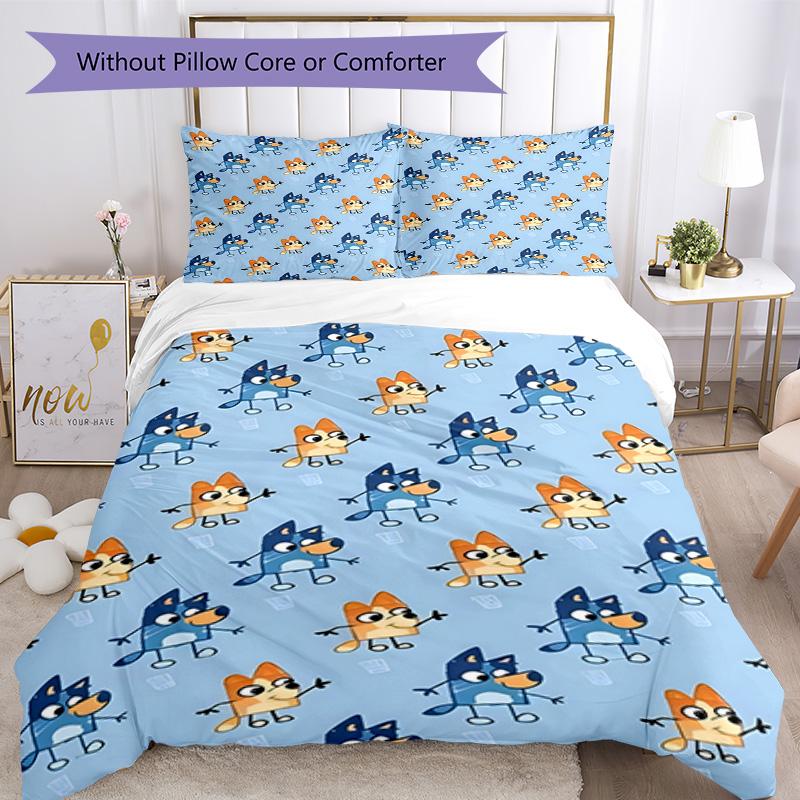 Bluey Quilt Cover Set Perfect for Bedrooms Machine Washable Christmas Gift