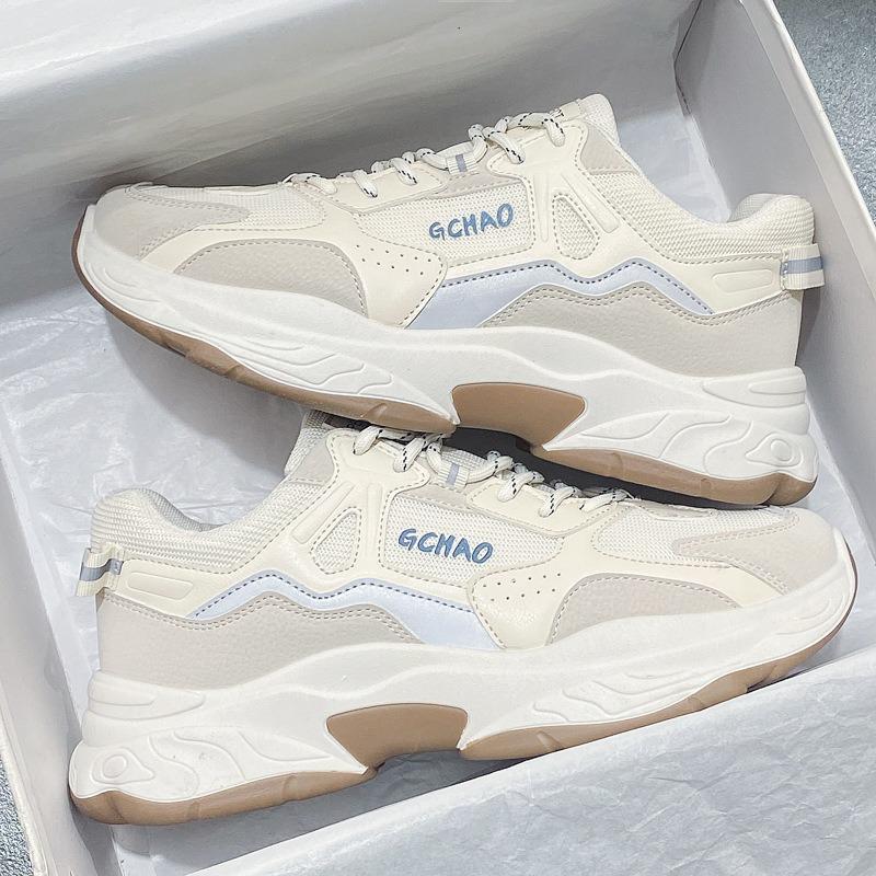 Fashion 2024 Fashion and Comfortable Mesh Breathable Outsole Shoes Summer Hot Sale Mens Casual Shoes Thick Bottom Breathable Sneaker