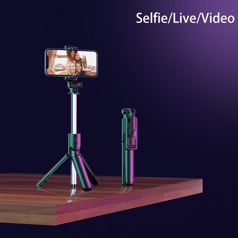 Bluetooth Wireless Selfie Stick Mini Tripod Extendable Monopod Remote Shutter For Samsung Phone Holder