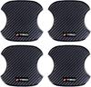 TRD Door Handle Protectors, Carbon Fiber Door Knob Guards for Cars, Scratch Prevention, Pack of 4 (M, TRD)