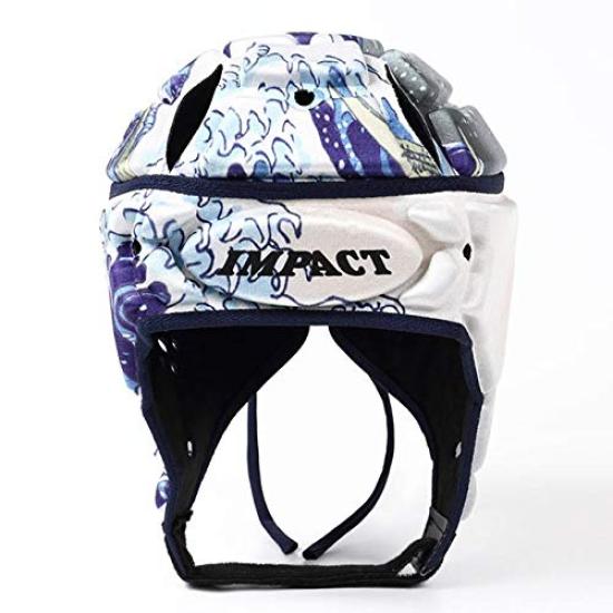 IMPACT Rugby Head Cap with Japanese Hokusai Design (Large)