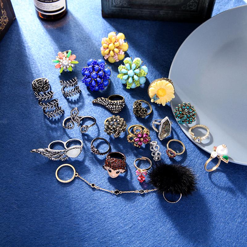 kissme Clearance Sale Vintage Classic Finger Rings For Women Multiple-choice Unique Rings Fashion Jewelry Big Discount